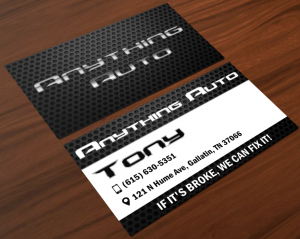 Business Card - Anything Auto